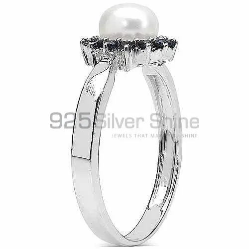 Fine 925 Sterling Silver Rings In Genuine Multi Gemstone 925SR3103_1