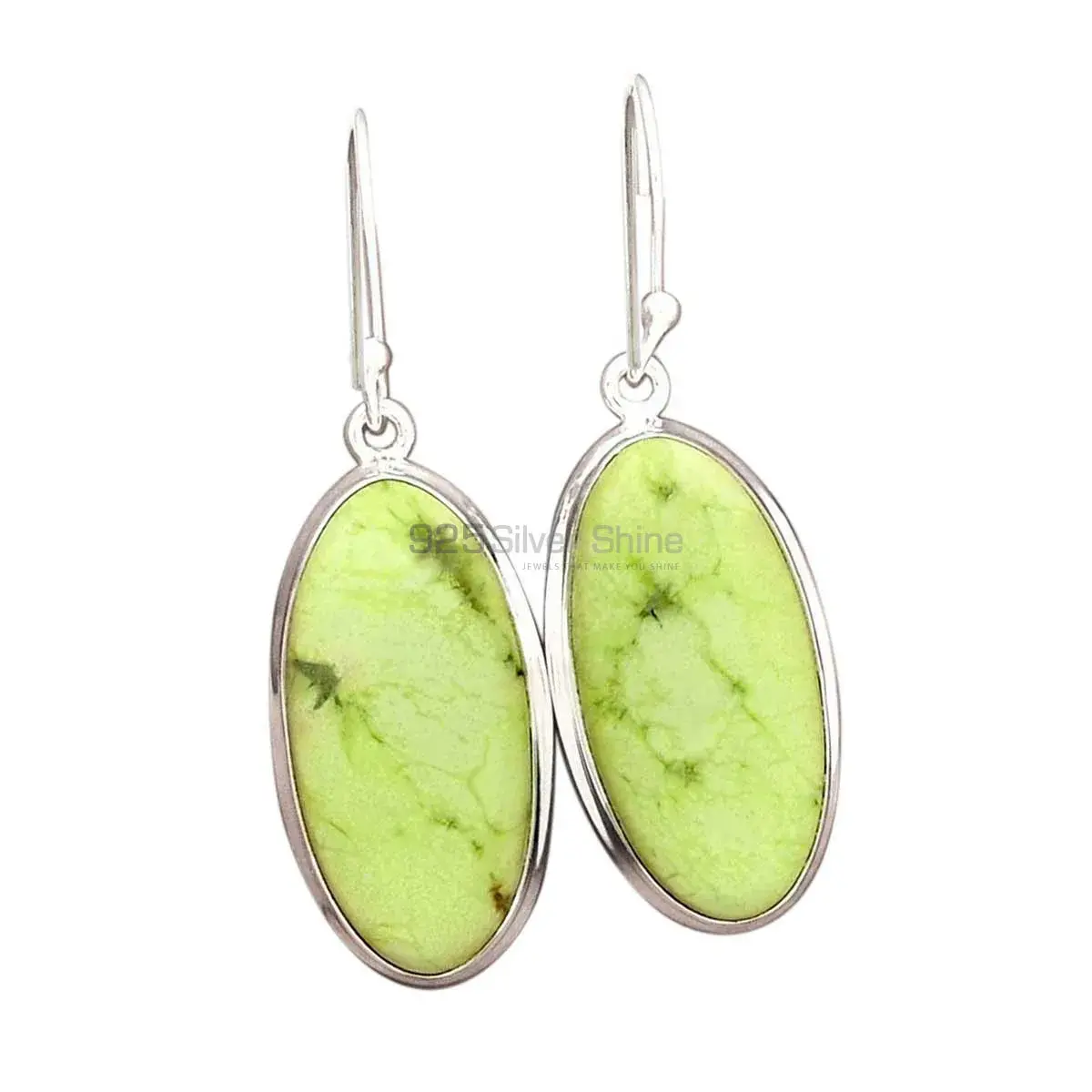 Genuine Agate Gemstone Earrings In 925 Sterling Silver 925SE2262_0