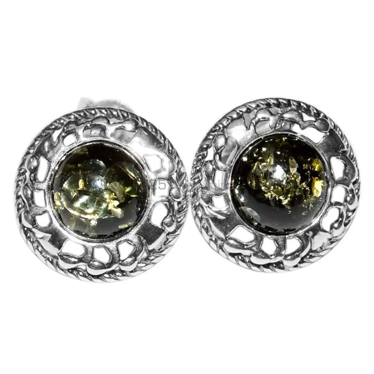 Genuine Turtella Jasper Gemstone Earrings In 925 Sterling Silver Jewelry 925SE2923_0