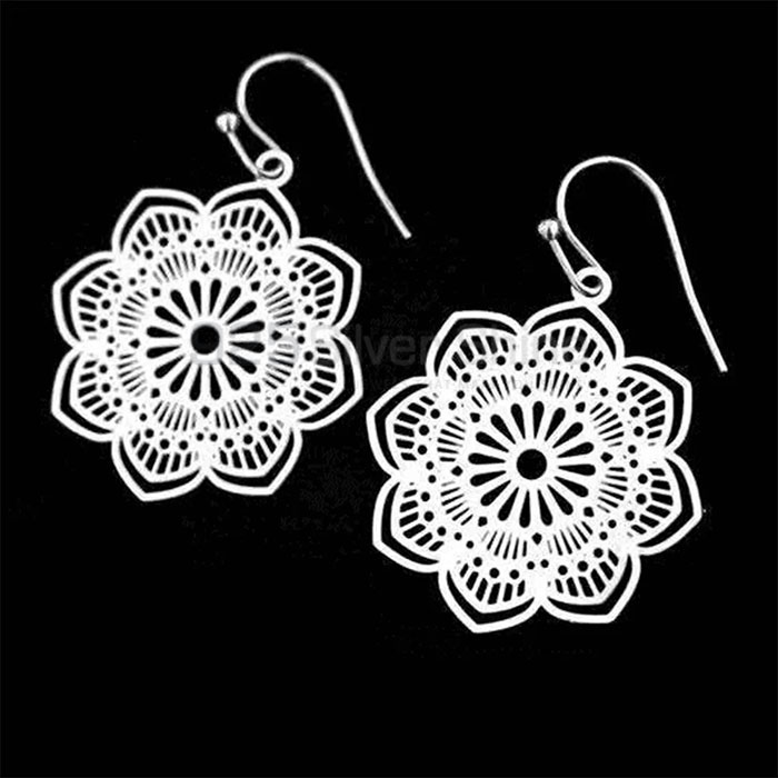 Geometric Minimalist Dangle Earring In Silver GMME286_1