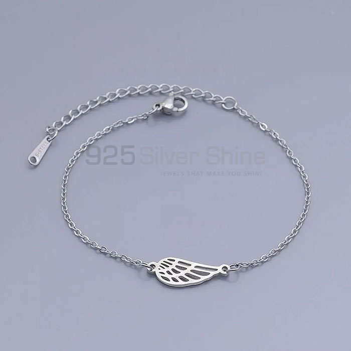 Angel Wing Cremation Bracelet In 925 Sterling Silver AWMB04