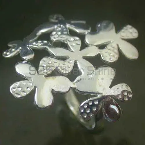 Plain Fine Silver Rings Jewelry 925SR2647_0