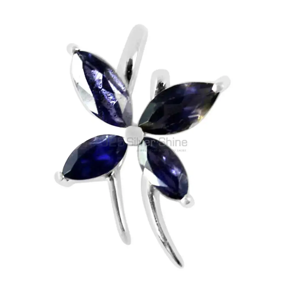 925 Sterling Silver Handmade Pendants In Iolite Gemstone Jewelry 925SP223-3_1