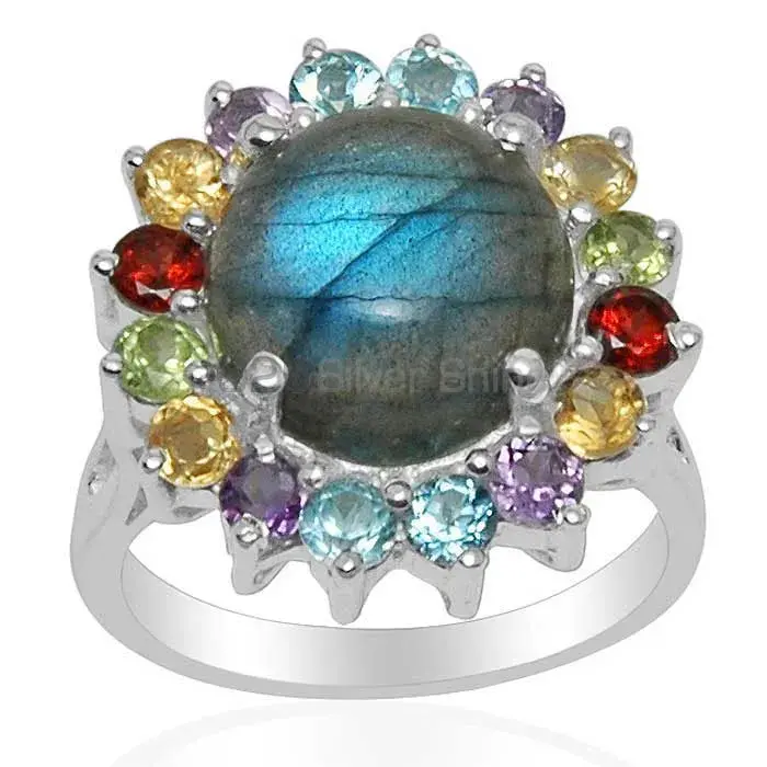 925 Sterling Silver Rings In Multi Gemstone Jewelry 925SR1485