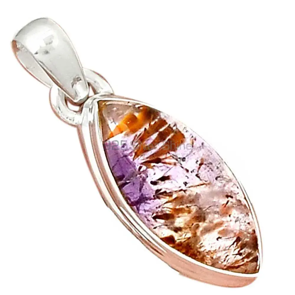Cacoxenite Gemstone Pendants In 925 Fine Silver Jewelry 925SP180_0