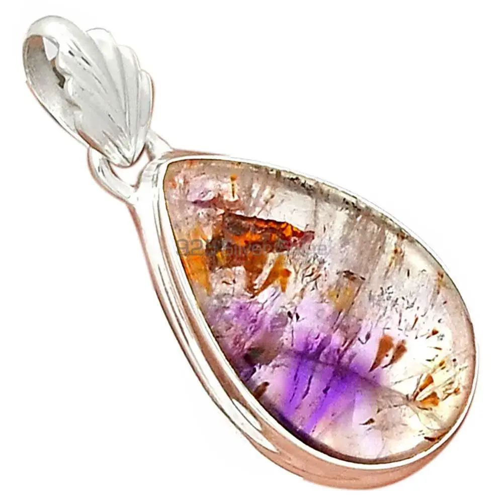 Cacoxenite Gemstone Pendants In 925 Fine Silver Jewelry 925SP180_14