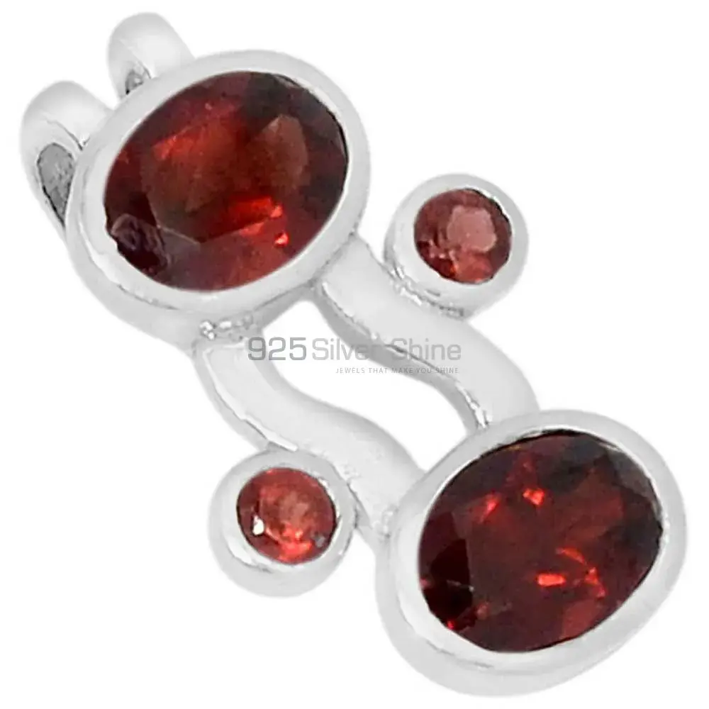Garnet Gemstone Handmade Pendants In Solid Sterling Silver Jewelry 925SSP321-4_0