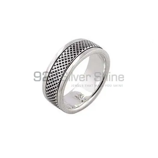 Plain Fine Silver Rings Jewelry 925SR2672_0