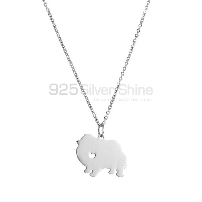 Hush Puppies Necklace, Animal Minimalist Necklace In 925 Sterling Silver AMN237