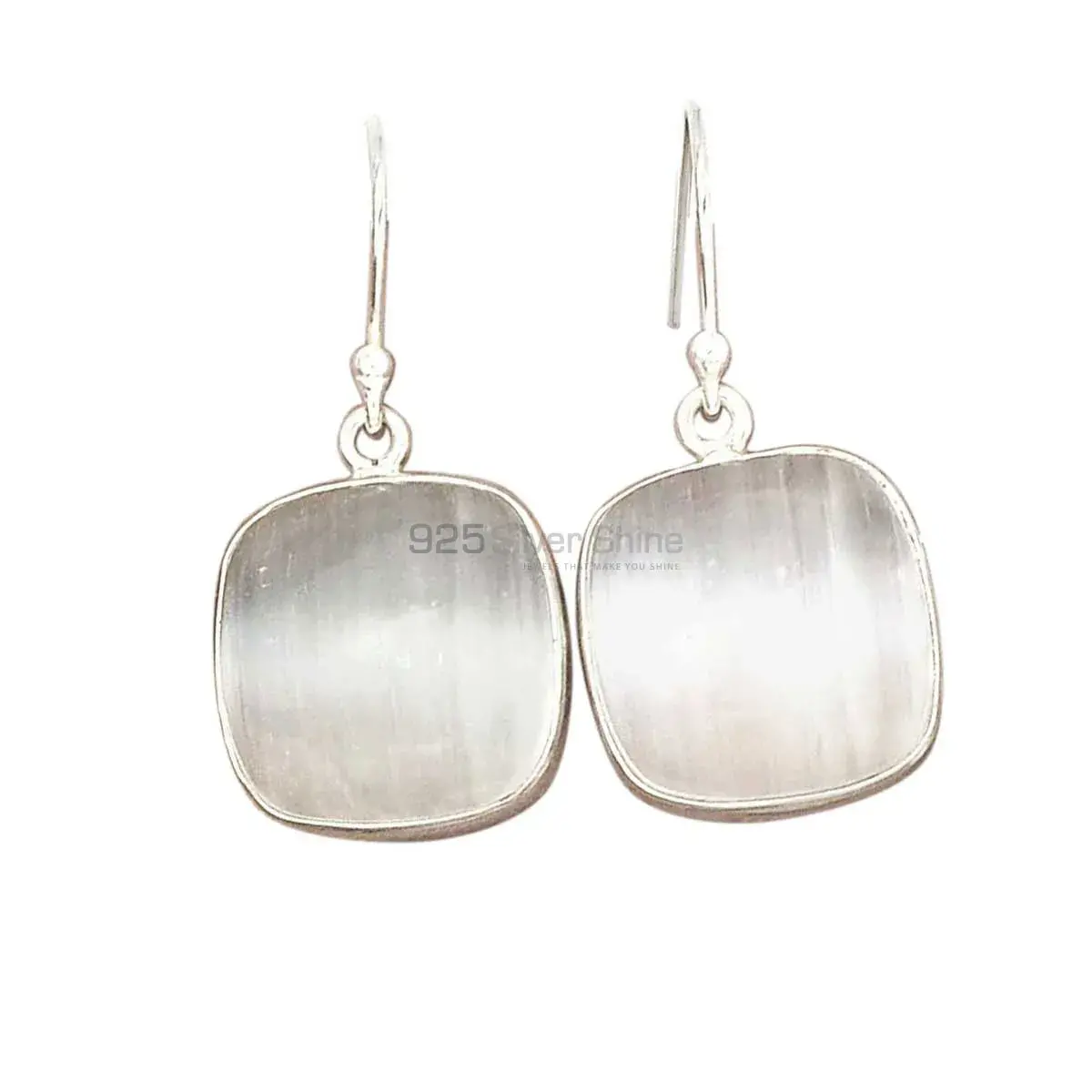 925 Sterling Silver Earrings In Calcite Gemstone Jewelry 925SE2544_1