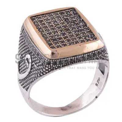 925 Sterling Silver Handmade Rings In Black Onyx Gemstone Jewelry 925SR4011_0