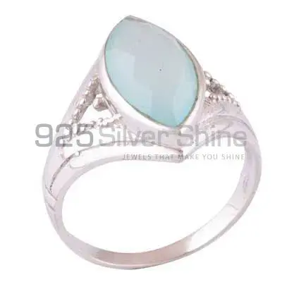 925 Sterling Silver Rings In Chalcedony Gemstone Jewelry 925SR3912_0