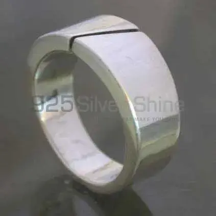 Plain Sterling Silver Rings Jewelry 925SR2463_1