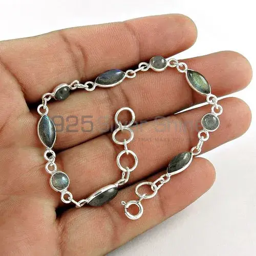 925 Silver Bracelets In Labradorite Gemstone 925SB394_3