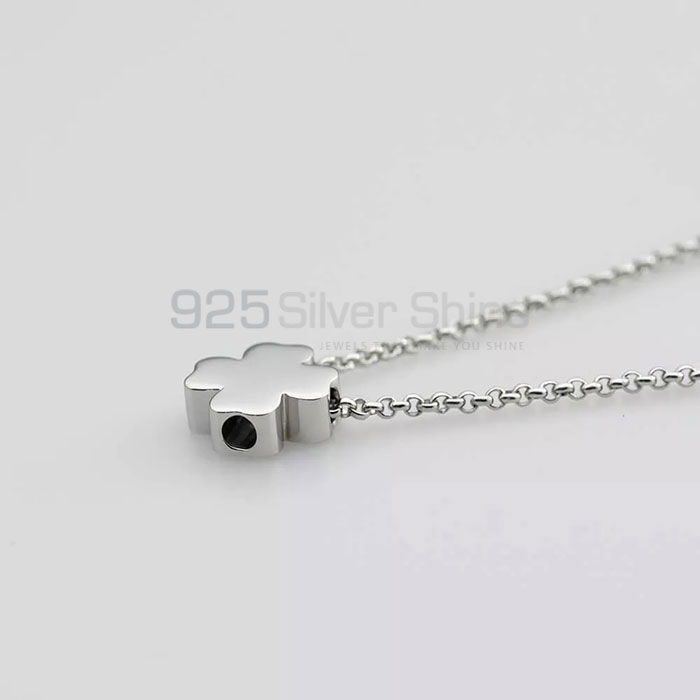 Clover Minimalist Necklace In 925 Sterling Silver CFMN40_2