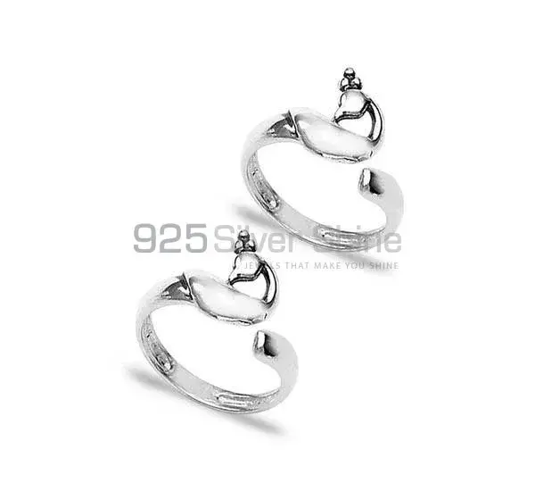 Multi Gemstone Toe Ring In 925 Sterling Silver 925STR150
