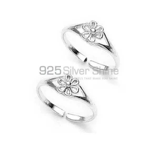 Multi Stone Toe Rings In 925 Silver Jewelry 925STR192
