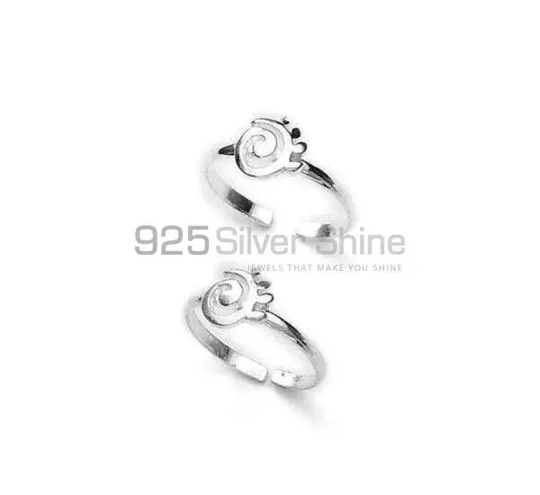 Natural Pearl Gemstone Toe Rings In Sterling Silver Jewelry 925STR197