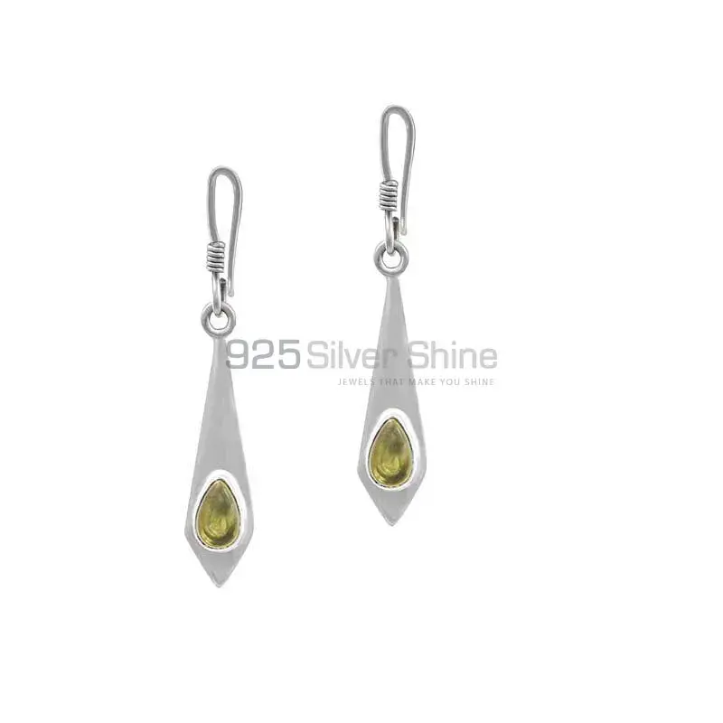 Shopping Natural Citrine Gemstone Earring In Sterling Silver 925SE25_0