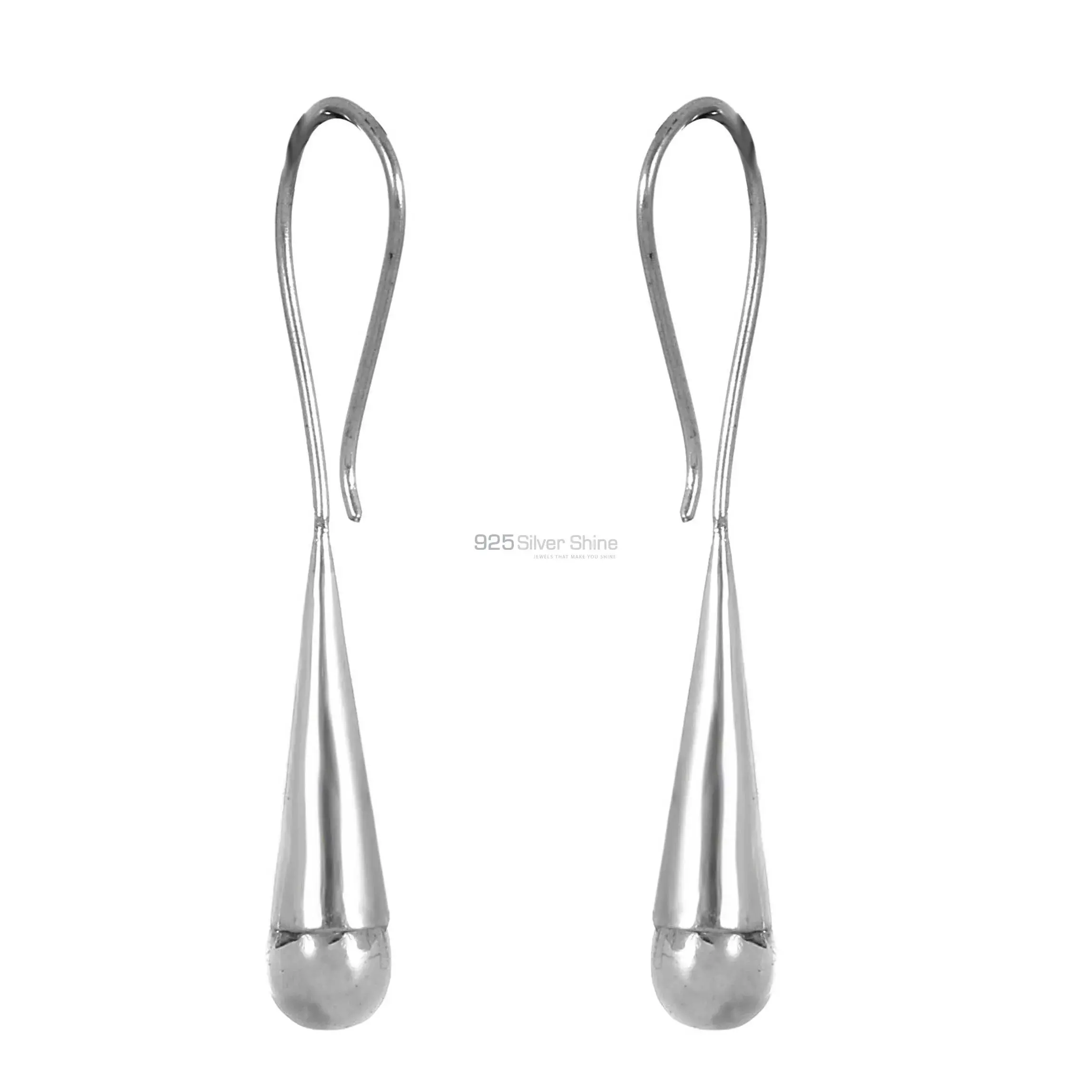 Pearl Drop Earrings In Solid Silver Jewelry 925SE206_1