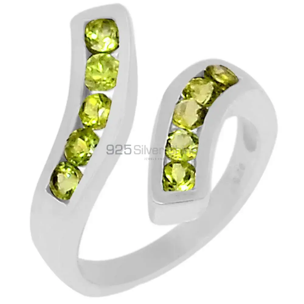 Peridot Gemstone Handmade Ring In 925 Solid Silver 925SR063-2_0