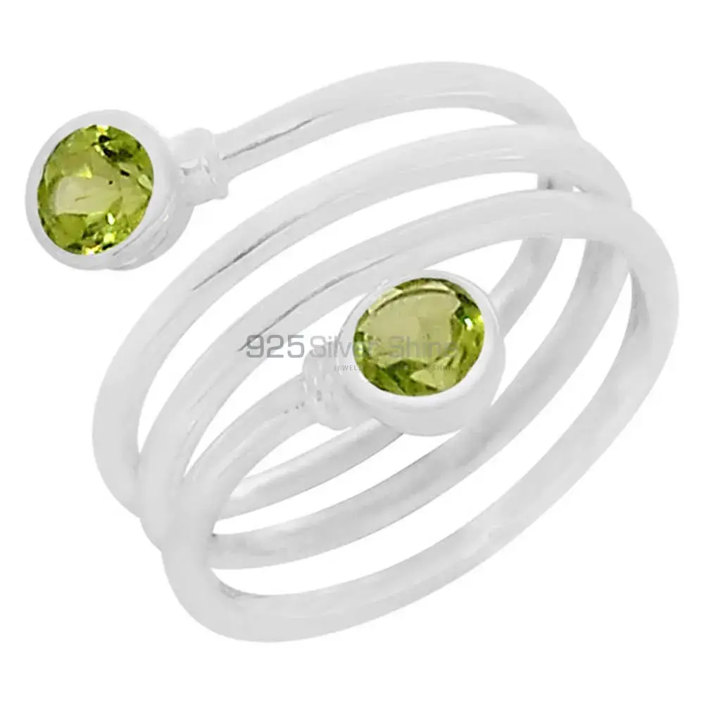 Sprig Design Sterling Silver Peridot Rings 925SR076-1_0