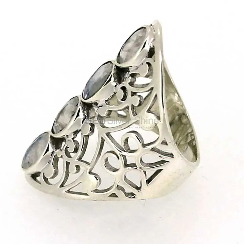 Rainbow Gemstone Handmade Ring In 925 Sterling Silver 925SR020-3_3