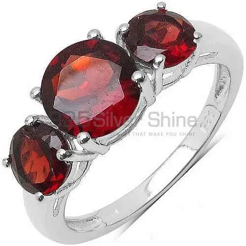 Semi Precious Garnet Gemstone Rings In Fine 925 Sterling Silver 925SR3032_0