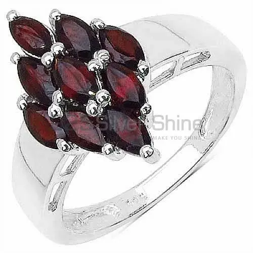 Semi Precious Garnet Gemstone Rings In 925 Sterling Silver Jewelry 925SR3132_0