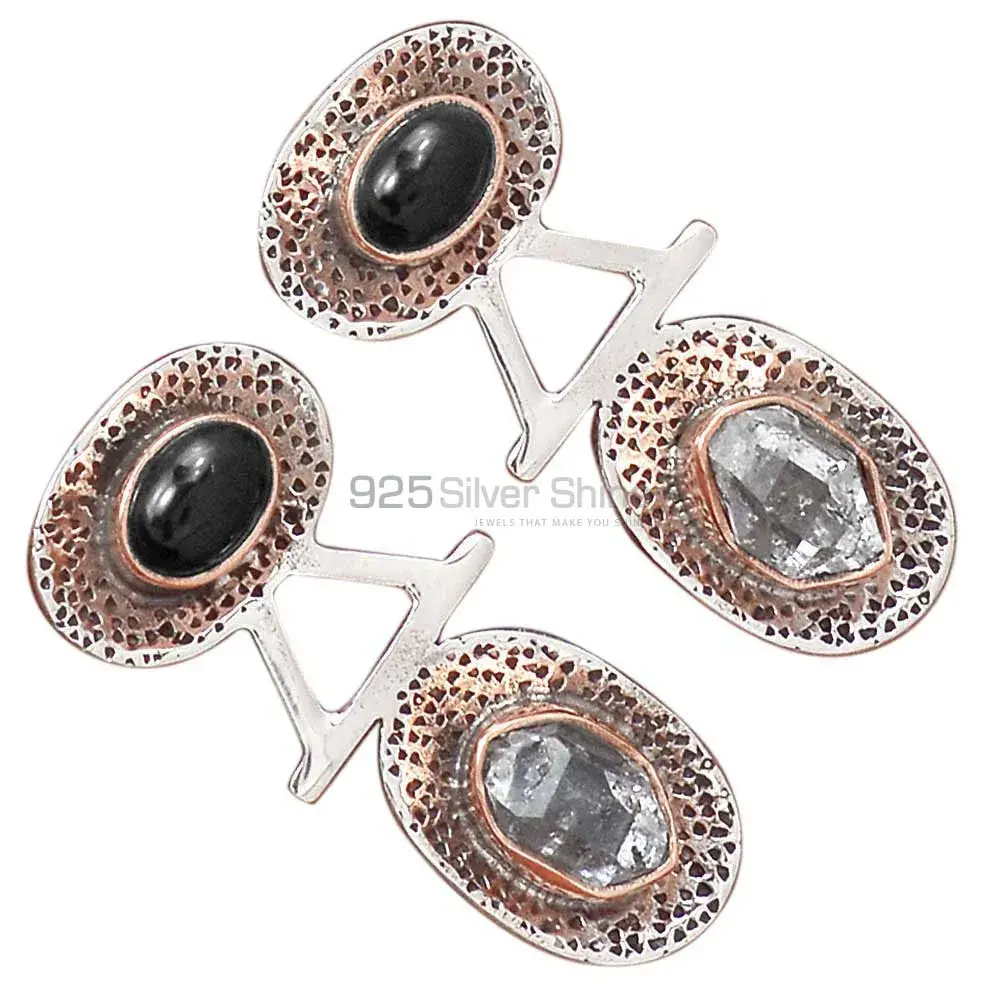 Semi Precious Multi Gemstone Earrings In 925 Sterling Silver Jewelry 925SE2136_2