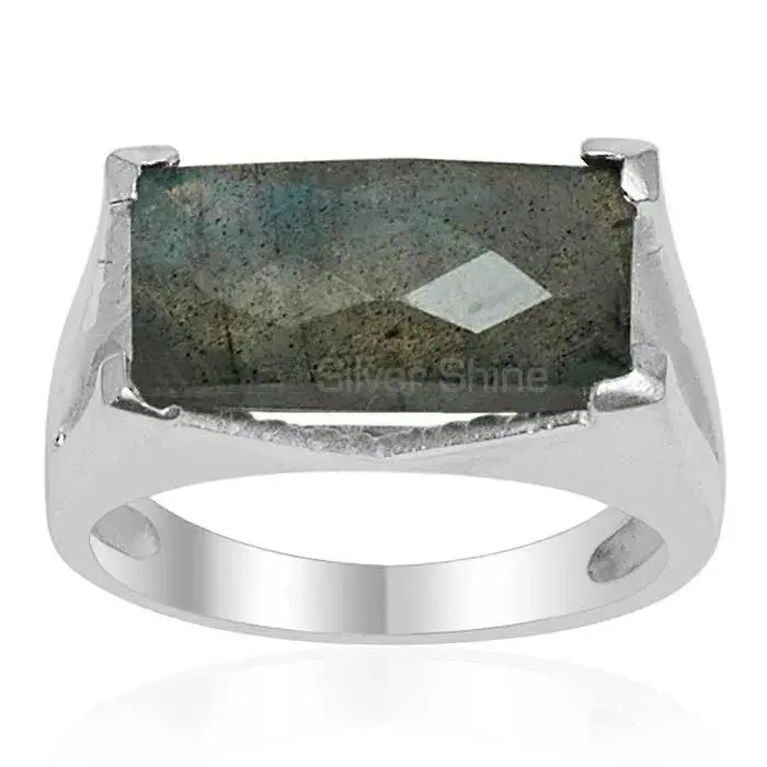 Solid 925 Silver Rings In Genuine Labradorite Gemstone 925SR1523_0