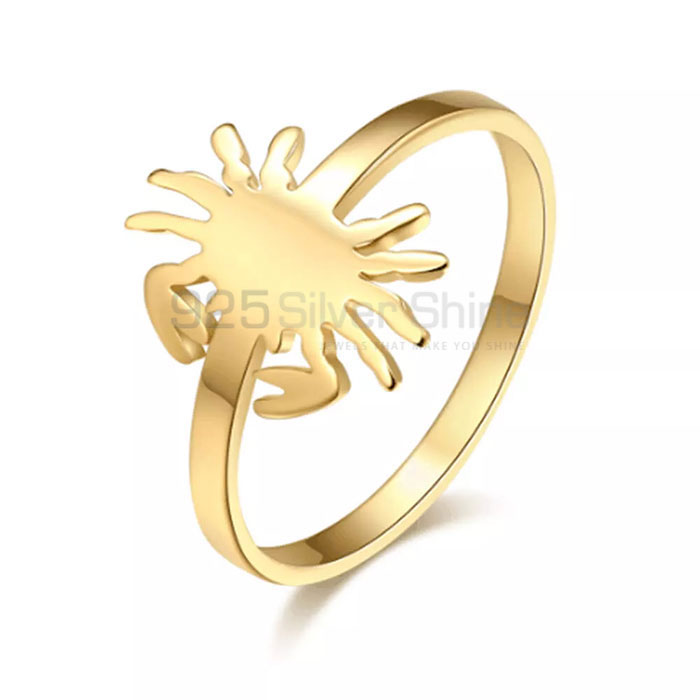 Spider Ring, Animal Minimalist Rings In 925 Sterling Silver AMR297_0