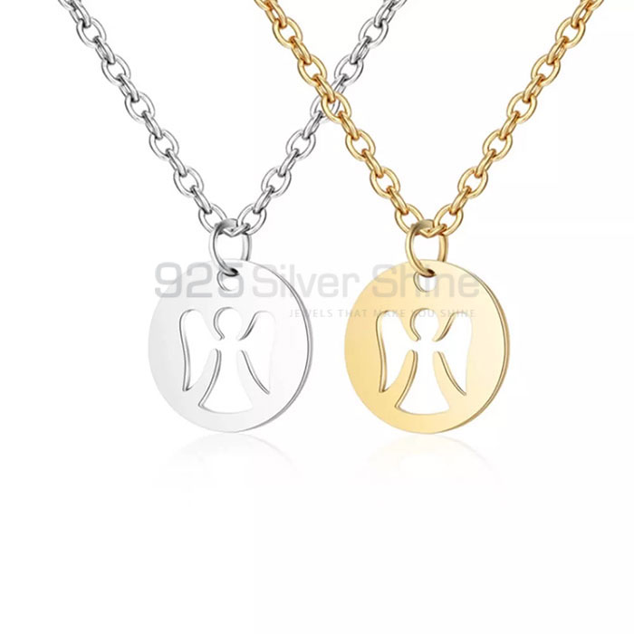 925 Sterling Silver Angel Wings Necklace In Sterling Silver Jewelry AWMN07