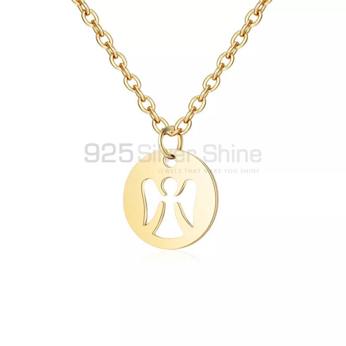 925 Sterling Silver Angel Wings Necklace In Sterling Silver Jewelry AWMN07_0
