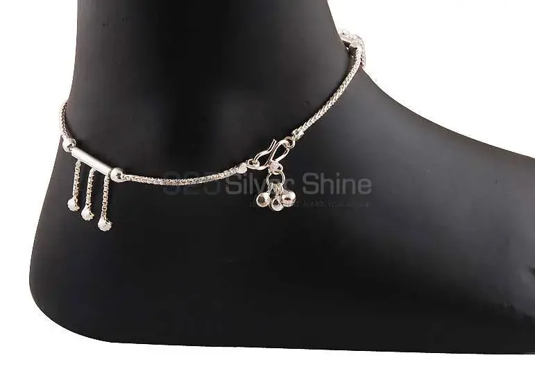 925 Solid Silver Anklet Jewelry 925ANK114