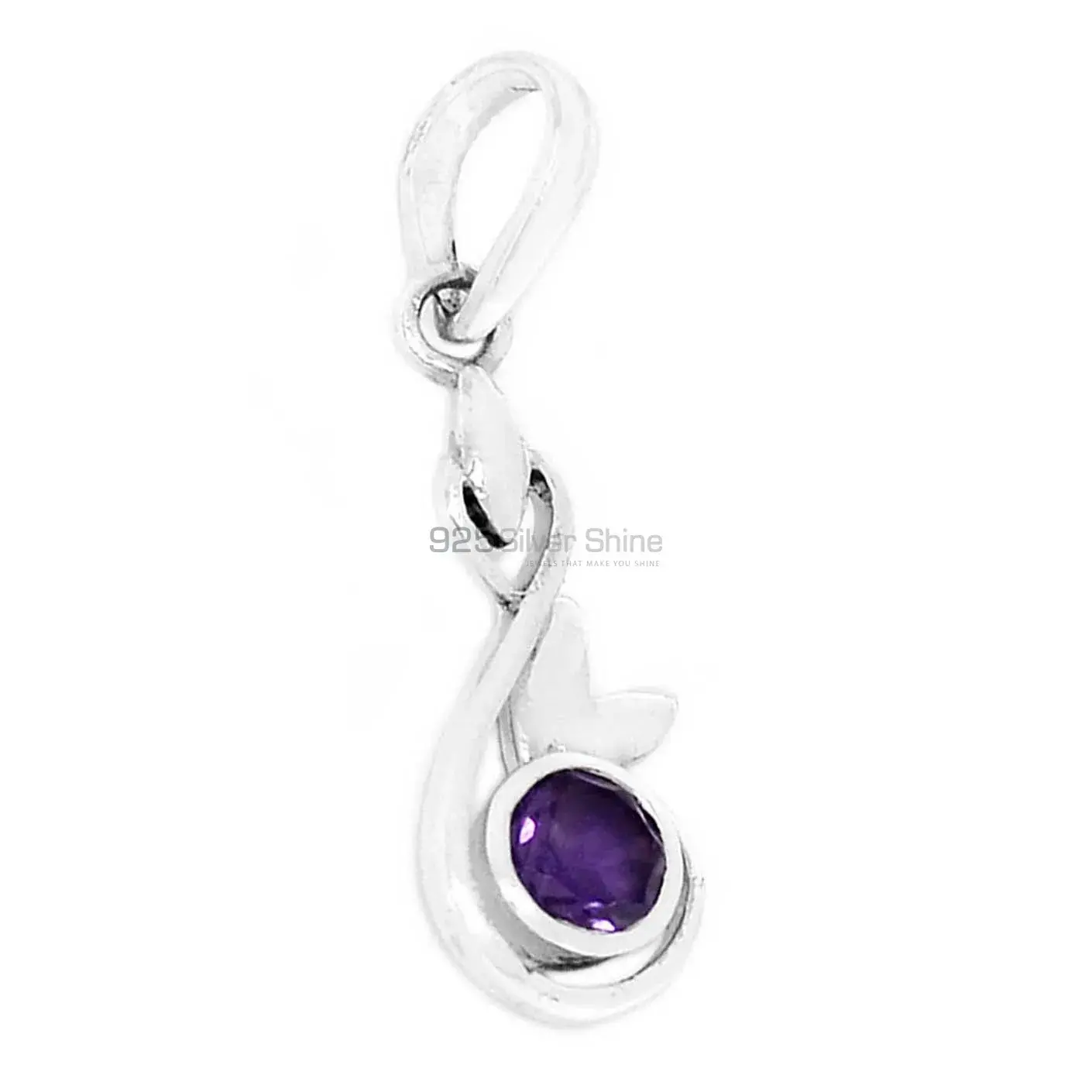 Iolite Gemstone Pendants In 925 Fine Silver Jewelry 925SP286-2_1