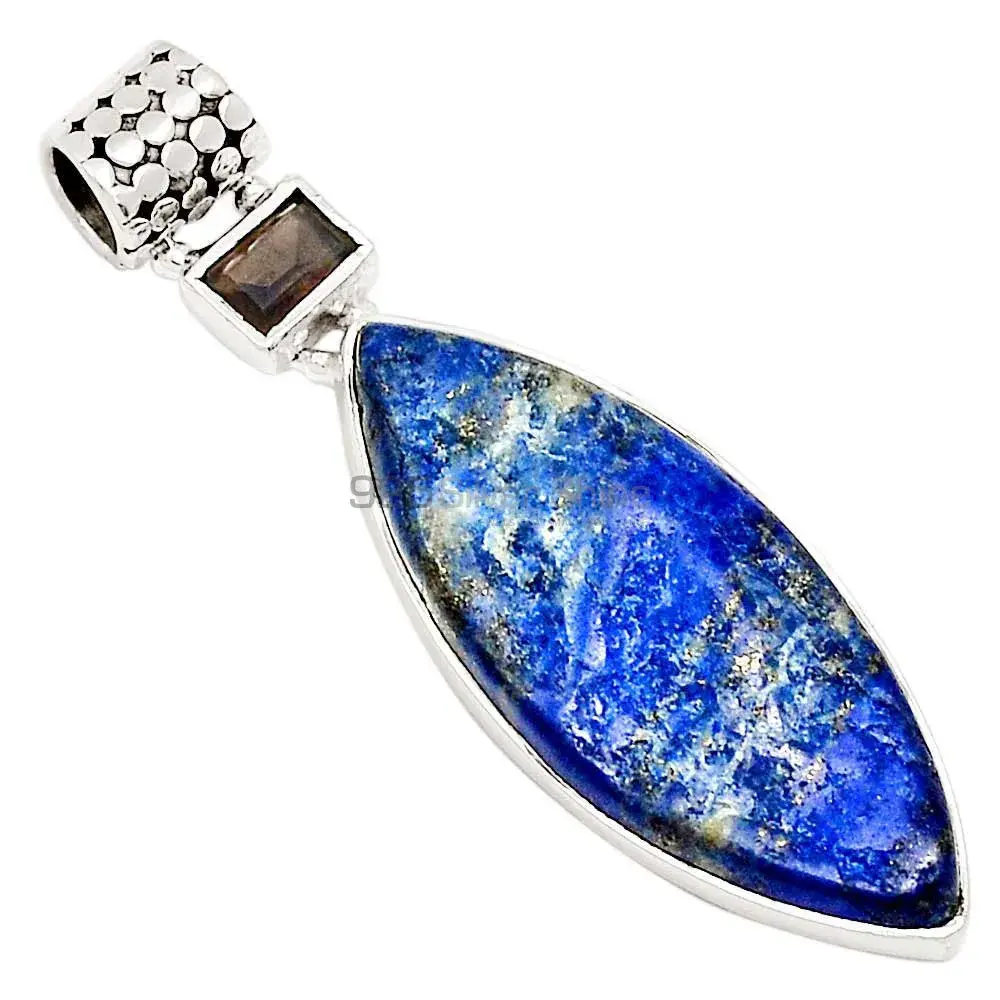 Multi Gemstone Pendants In 925 Solid Silver Jewelry 925SP132_0