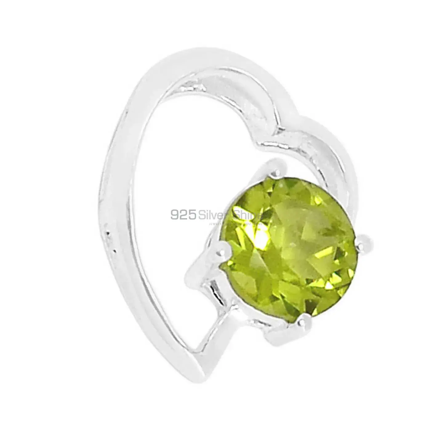 Peridot Gemstone Handmade Pendants In 925 Sterling Silver Jewelry 925SSP310-8_1