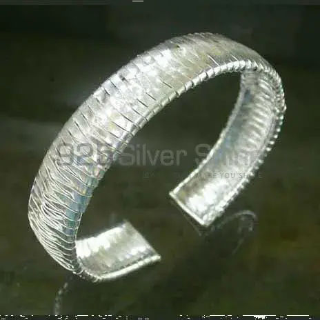 Plain 925 Sterling Silver Cuff Bangle Or Bracelets 925SSB367