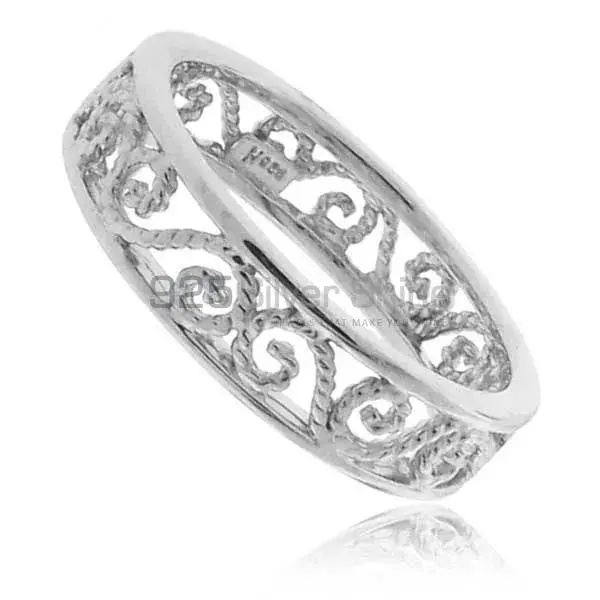 Plain 925 Solid Silver Rings Jewelry 925SR2708_0