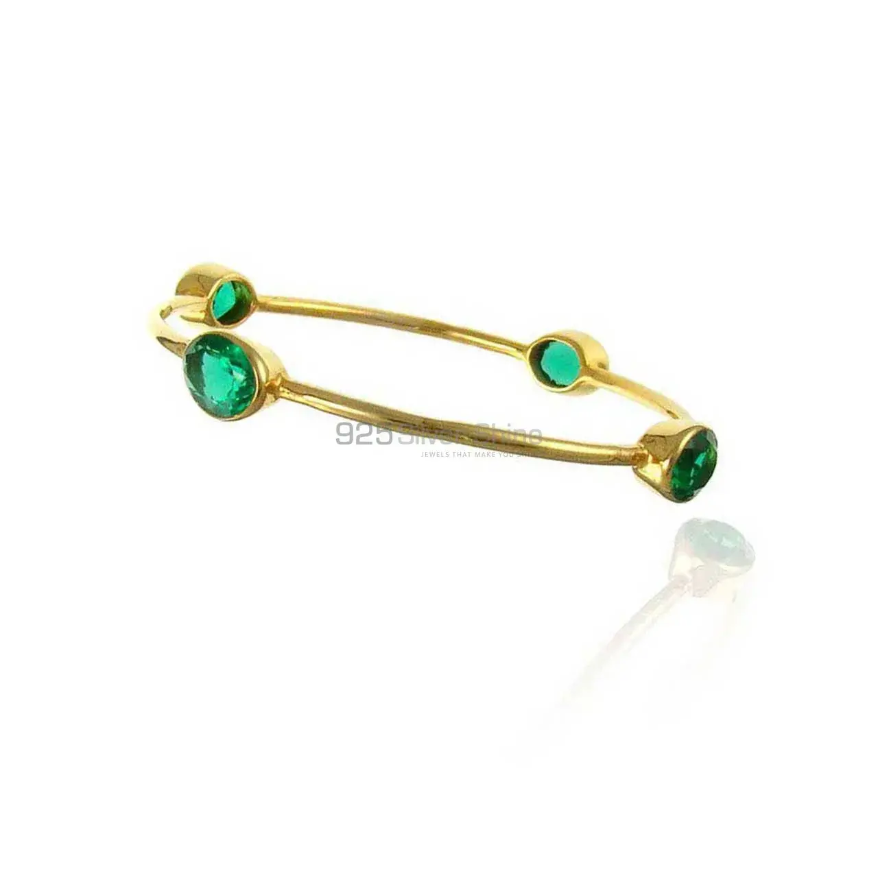 925 Silver Gemstone Bracelets In Gold Vermeil Jewelry 925SSB98_0
