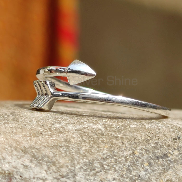 925 Sterling Silver Arrow Adjustable Ring SSR77_0