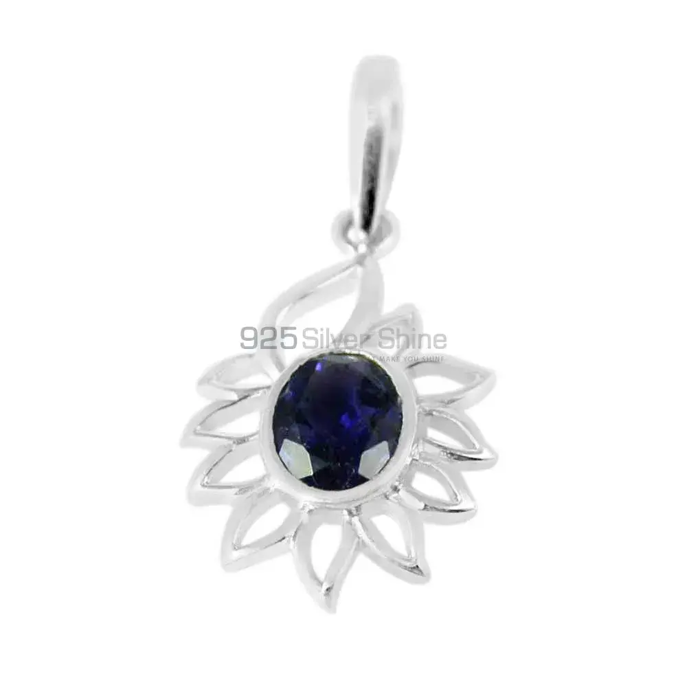 Amethyst Gemstone Handmade Pendants In Solid Sterling Silver Jewelry 925SP218-4_1
