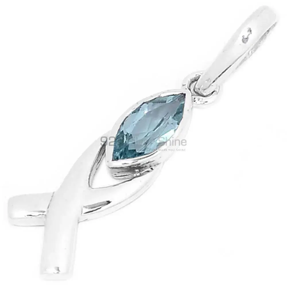 Amethyst Gemstone Handmade Pendants In Solid Sterling Silver Jewelry 925SP283-6_0