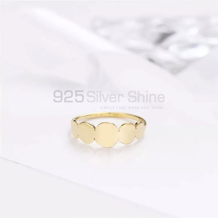 Circle Moon Sterling Silver Ring Jewelry MOMP399_1