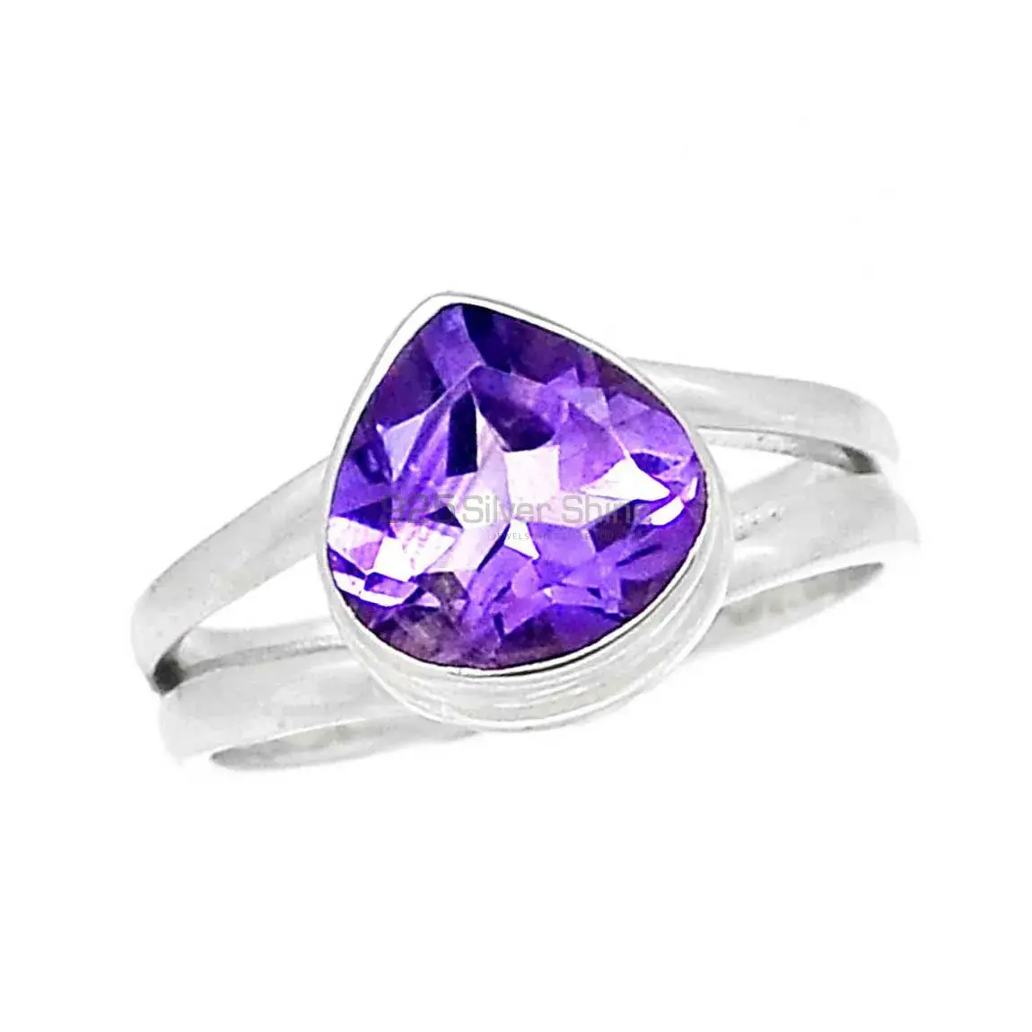 Amethyst Sterling Silver Women's Engagement Rings 925SR2355_3