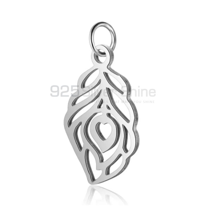 Feather Minimalist Pendant In 925 Silver FTMB153_0