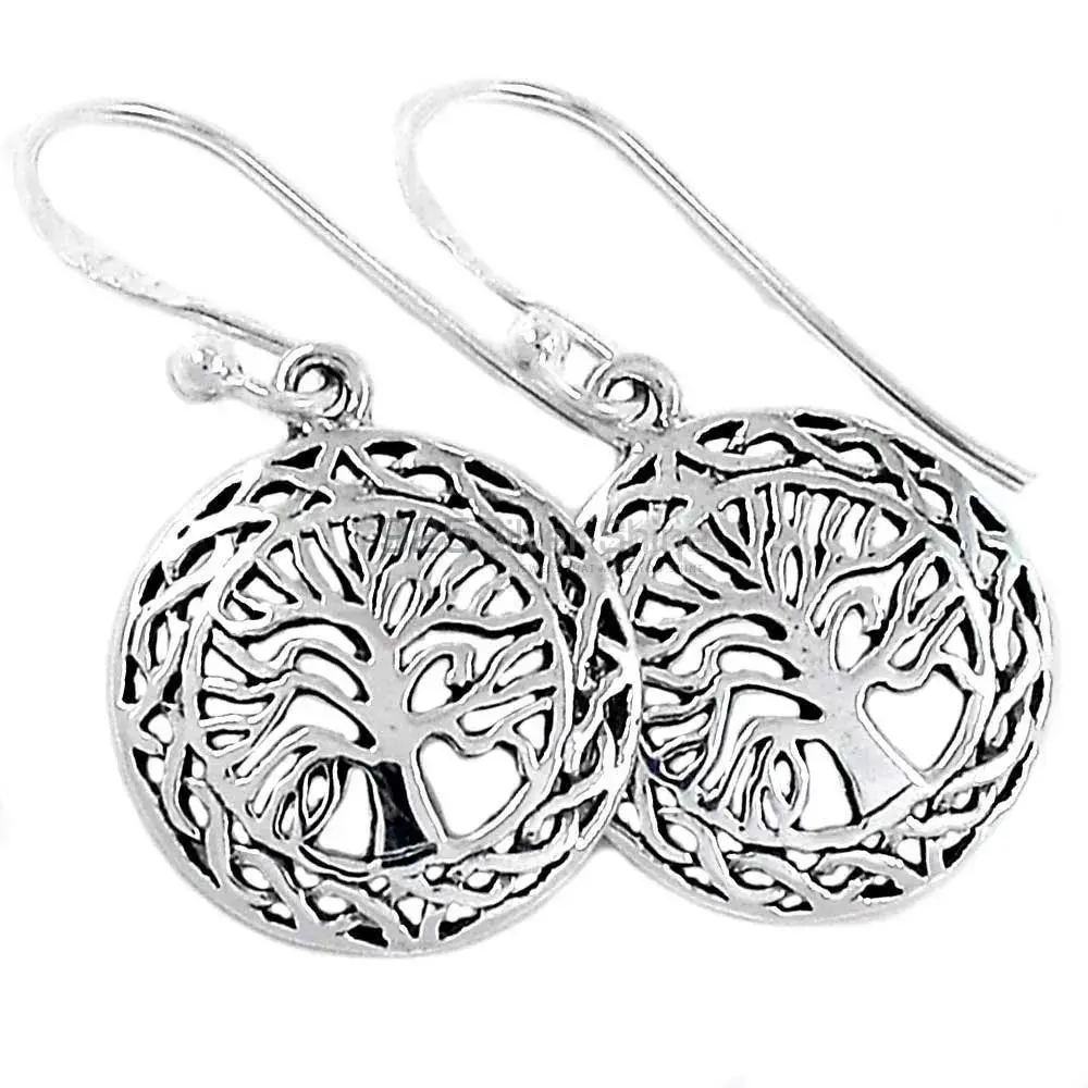 Life Of Tree Earrings In Solid 925 Silver 925SE2898_0