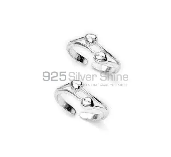 Multi Cut Stone Toe Ring In Sterling Silver Jewelry 925STR149