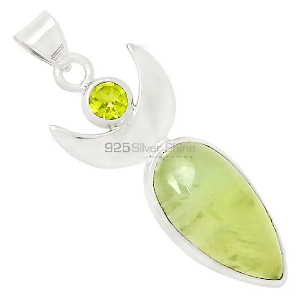 Multi Gemstone Pendants In Fine Sterling Silver Jewelry 925SP103-1_0